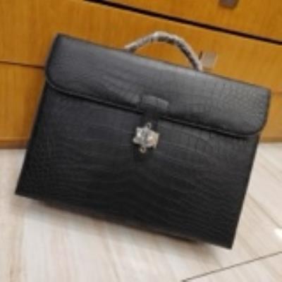 wholesale quality sac a depeches 38 matte crocodile noir phw